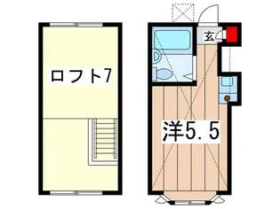 ネオステ-ションプラザ日吉【2階】の間取り