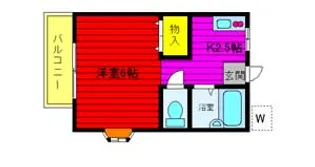 グリーン烏山【2階】の間取り