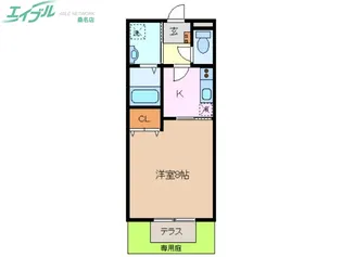 パークサイド若宮 C棟【1階】の間取り