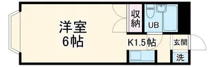 KMハイツ【1階】の間取り