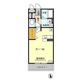 埼玉県戸田市喜沢1【アパート】の間取り