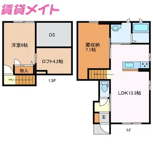 Kuramore de CoCo【1階】の間取り