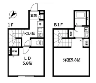 東京都世田谷区玉川台2【マンション】の間取り