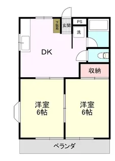 メロータウン 1【1階】の間取り