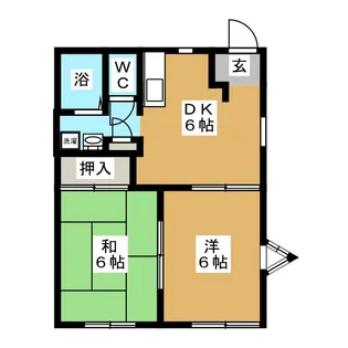 ハイマート栄 A【1階】の間取り