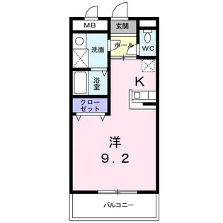 アン・オウル【2階】の間取り