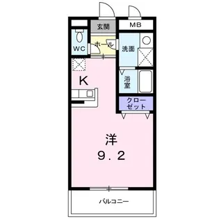 アン・オウル【3階】の間取り