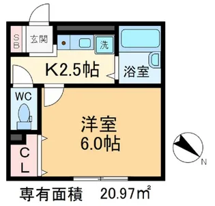 フレグランス【2階】の間取り