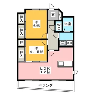 シェラトン赤塚II【4階】の間取り