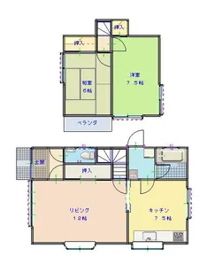 広島県東広島市西条町吉行【一戸建】の間取り