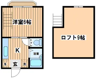 コーポメイプル【2階】の間取り