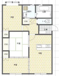 タイトヴィレッジ【3階】の間取り