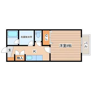 シティライフK【2階】の間取り