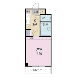 コリーヌ武蔵浦和【1階】の間取り