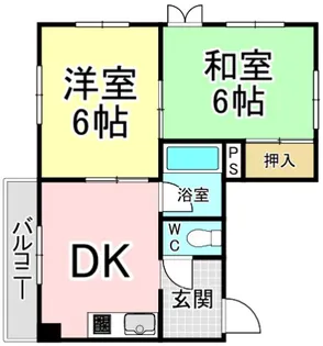 福岡県北九州市八幡西区鷹の巣1【マンション】の間取り