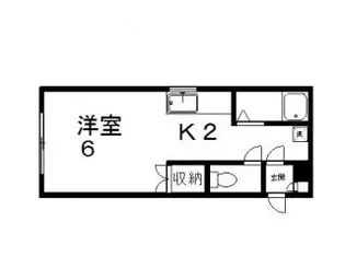 JKステージN14A【1階】の間取り