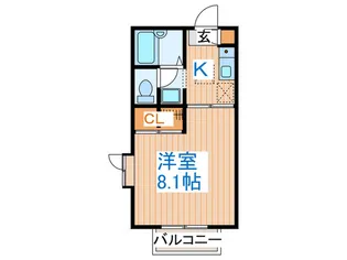 フレグランス玉川【2階】の間取り