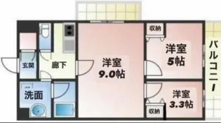 3Kの間取り画像