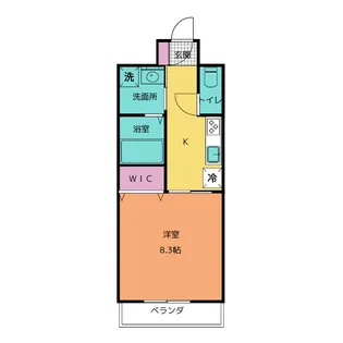 セントリバーヒルズ神戸【1階】の間取り