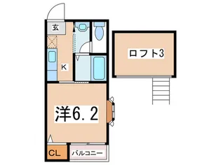 エスポワ-ル阿波座【5階】の間取り