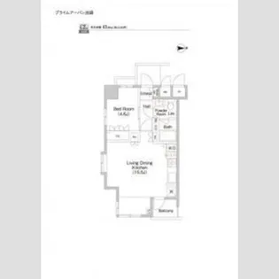 プライムアーバン池袋【5階】の間取り