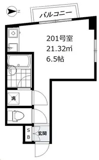 ウイング大森【2階】の間取り