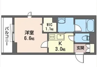 ソラリア(シャーメゾン)【3階】の間取り