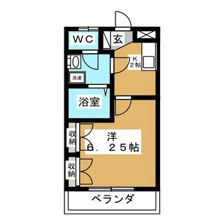 コーポ清水【2階】の間取り