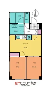 ホワイトレジデンス【5階】の間取り