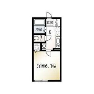 埼玉県さいたま市岩槻区西町3【アパート】の間取り