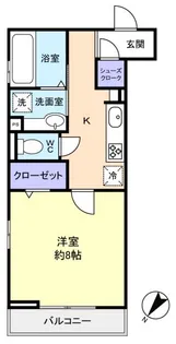 フォレスター【1階】の間取り