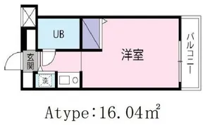 ジョイフル八王子【3階】の間取り