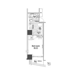 東京都港区赤坂2【マンション】の間取り