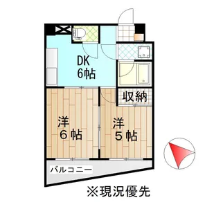 リバーメゾン小机【1階】の間取り