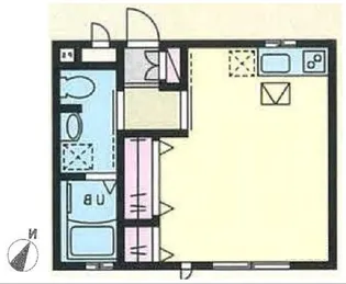 東京都豊島区目白2【アパート】の間取り