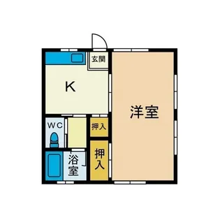 コーポシャリテ【1階】の間取り