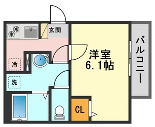 東京都葛飾区高砂7【アパート】の間取り
