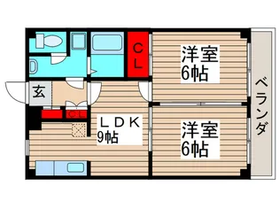 パルクレスト【2階】の間取り