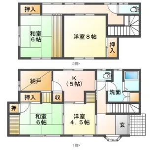 埼玉県本庄市栄2【一戸建】の間取り
