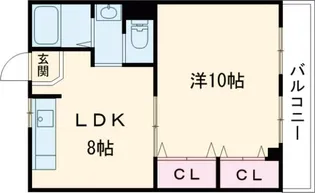 レオハイム津田I【3階】の間取り