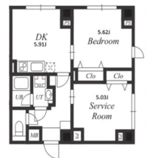 プラチナフォルム駒込【2階】の間取り