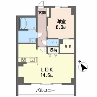 ヴィラシーンABE【1階】の間取り