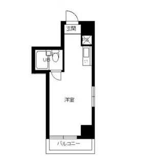 スカイコート中目黒【6階】の間取り