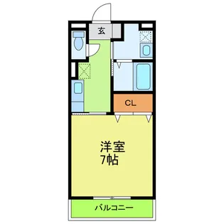 愛知県日進市米野木台2【アパート】の間取り