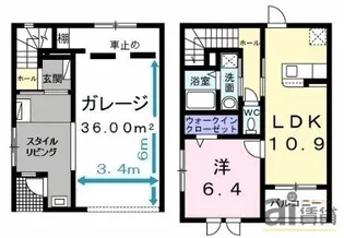 東京都武蔵村山市中原4【アパート】の間取り