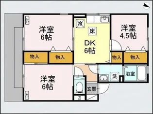 クレセント女池 B【1階】の間取り