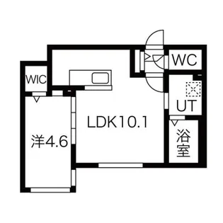 Blanc Kotoni(ブラン琴似)【4階】の間取り