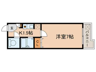 パティオII【1階】の間取り