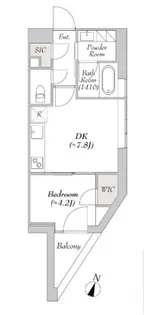 LUMIEC MEGURO ルミークメグロ【6階】の間取り