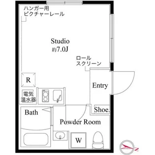CASA PIAZZA 錦糸町【2階】の間取り